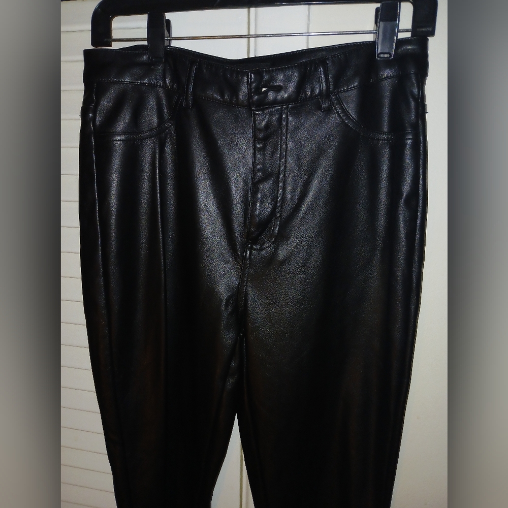 Shine Star Faux Leather M Women's Pants